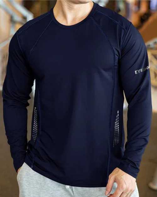 EYEBOGLER Mens Round Neck | Regular Fit |Full-length Sleeve T-Shirt | T Shirt For Men | Men T Shirt | Men Tshirt | Tshirt for Men | T Shirts | Tshirts | Gym Wear | Sports Wear | Men Tshirt