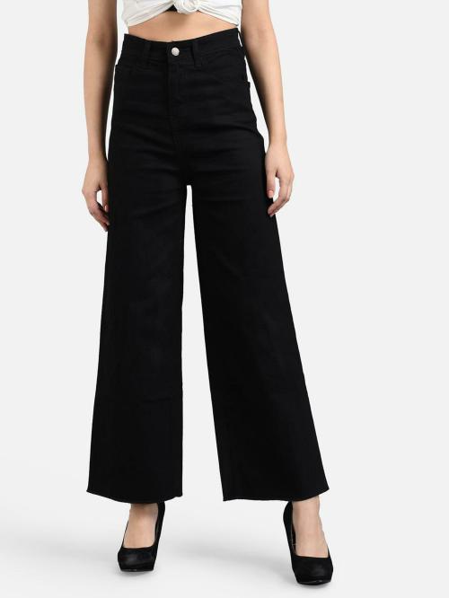 Kotty Women Black Solid Jeans