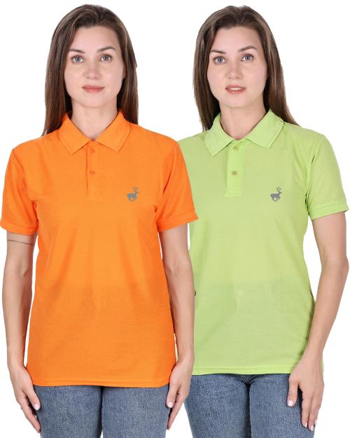 Ansh Fashion Wear Polo T-Shirts for Pack of 2 Women's and Girl's -Olive & Royal Blue T-Shirt for Men | Mens T-Shirt | Trendy T-Shirts for Men