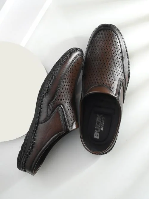 Bucik Men Formal Slip On Synthetic Leather Sandal