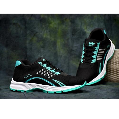 Latest Black Mesh Running/Walking/Gym Sports Shoes For Men