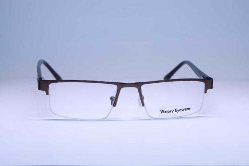 VIZIORY Latest & Stylish Full Rim Rectangle Spectacle Frame For Unisex -VA10