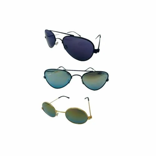 FOREVER 99 Kids Boy and Girls sunglasses U V protected goggles combo pack of 3