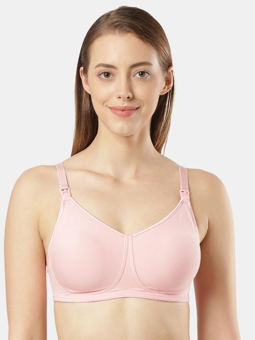 jockey Women Non Padded Wire-free Light Pink Nursing Bra