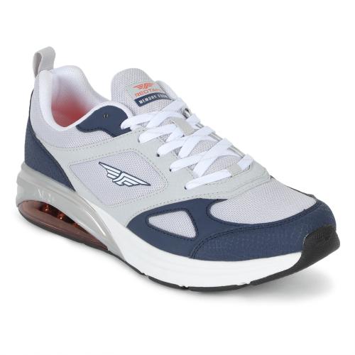 Red Tape Men Grey And Blue Walking Shoes