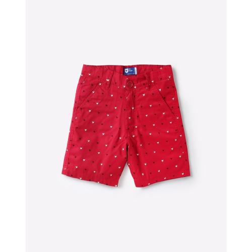 612 League Boys Shorts in Red Color