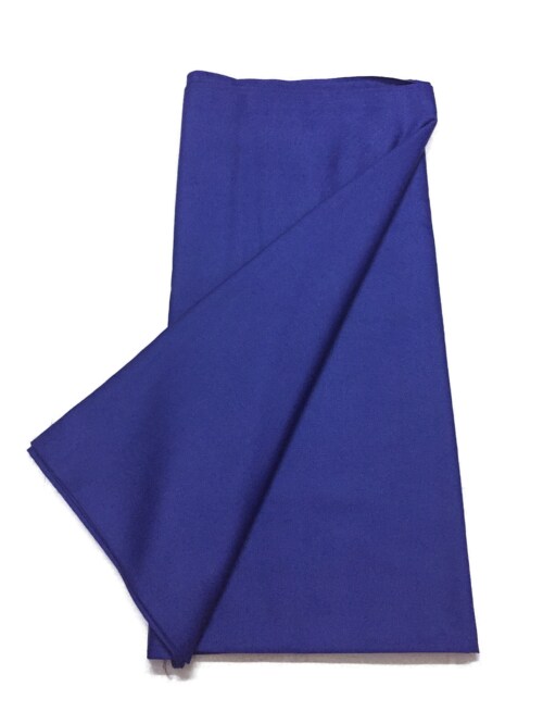 BKRKJ Women's Lizibizi Cotton Unstitched Dress Material Plain Fabric 5 meter for Sewing Suits royal blue