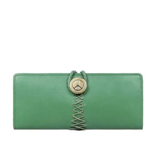 Hidesign Women Green Wallet