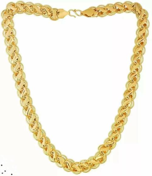 Buy Brado Jewellery Gold Plated Alloy, Stainless Steel Gold Chain for