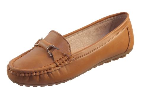 CatBird Women's & Girl's Knitted Fabric Slip on Loafer | Daily -Office Wear Lightweight Moccasins ( Beige )