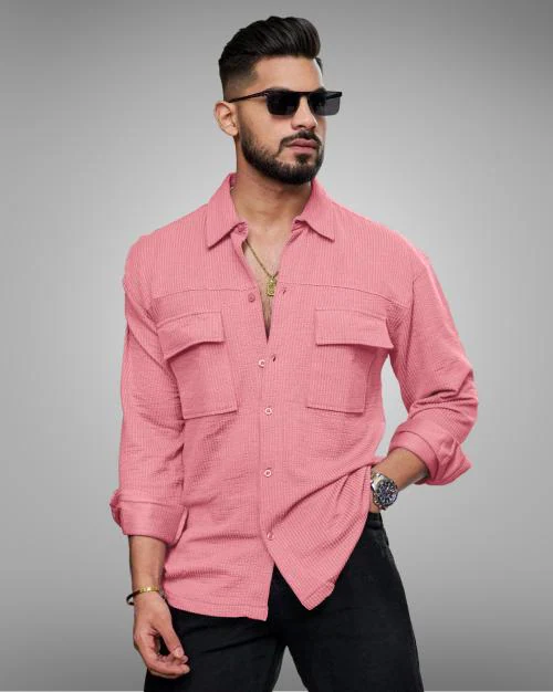 EYEBOGLER MENS RELAX FIT CASUAL SHIRT