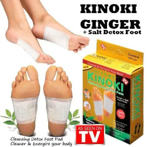 DJ FINDER KINOKI Toxins Remover Detox Foot Patches Adhesive Pads Kit||Natural Unwanted Toxins Remover||Relaxation Massage and Stress Relief pack[PACK OF ONE]