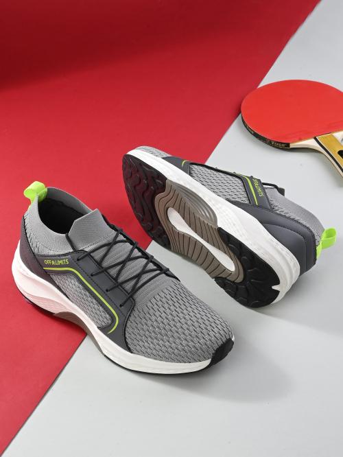 OFF LIMITS REUBEN GREY / LIME Men Running Shoes