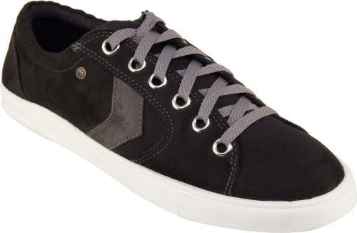 JUMP USA Men Canvas Casual Shoes (Black)