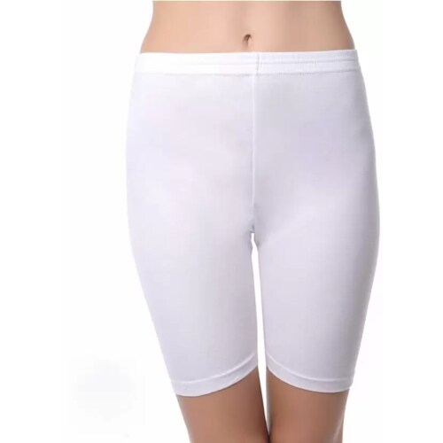 BOLLAR PACK-1 Solid Women Coten WHITE Basic Shorts (S)