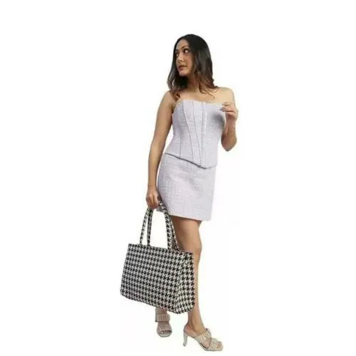 PEARLUXIS PEARLUXIS Women Black Hand-held Bag (Sku miniwest handbag)