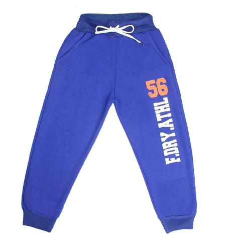 AMNOUR Boys and Girls Blue Cotton Track Pants 9 to 10 Years