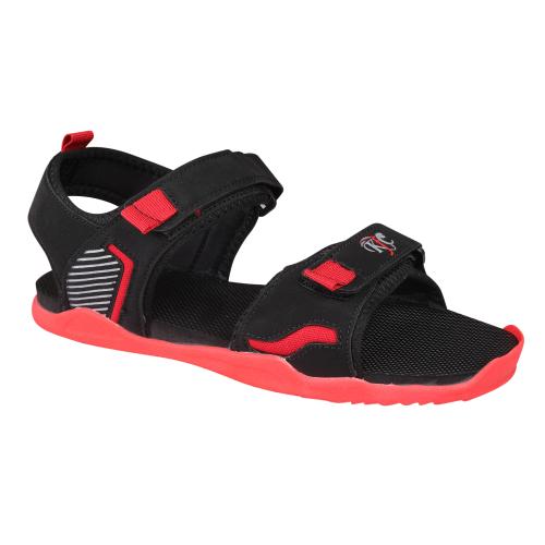 KFC Black and Red Colour Men Sandals