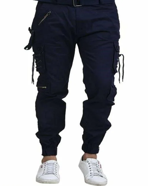 NAVY BLUE CARGO PANTS