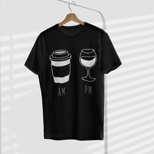 Sorta Am Pm. | The Smoothest Unisex t-shirt , Black, 34