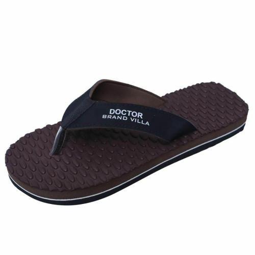 BRAND VILLA Brandvilla Doctor Slippers For Men Gents Daily Use Light Weight/Health/Ortho Care/Orthopedic/Diabetic/Antiskid/Acupressure/Pain Relief/Comfortable/Dr Sole Footwear/Home Chappal/Flip Flops SIZE 7 UK (BROWN)