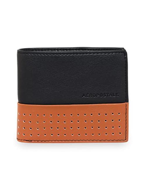 Aeropostale Black Polyurethane Mens Wallet