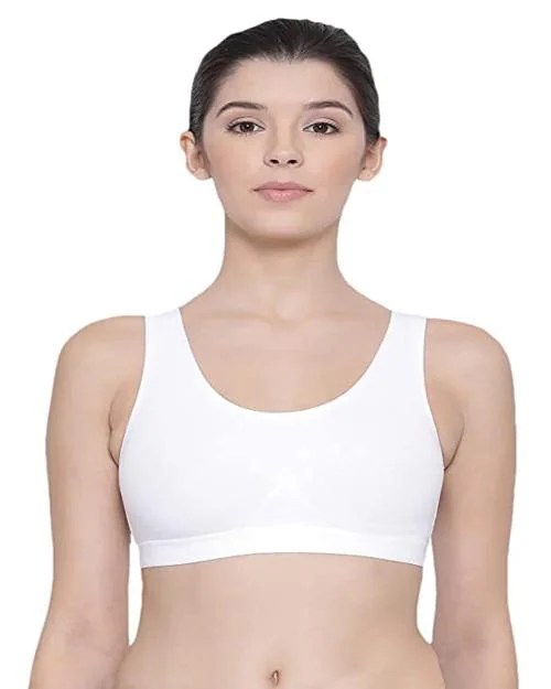 Buy Joy98 Fashion Women's NonPadded Sports Bra White Online at Best Prices in India JioMart.