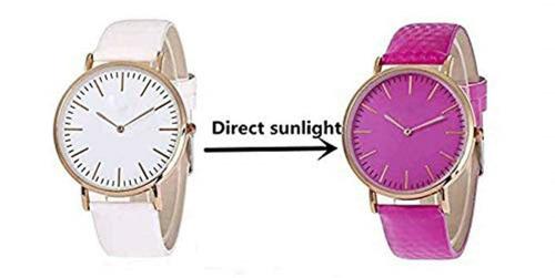 Acnos Analog White Dial White Strap Watch For Men - (CCPINK)