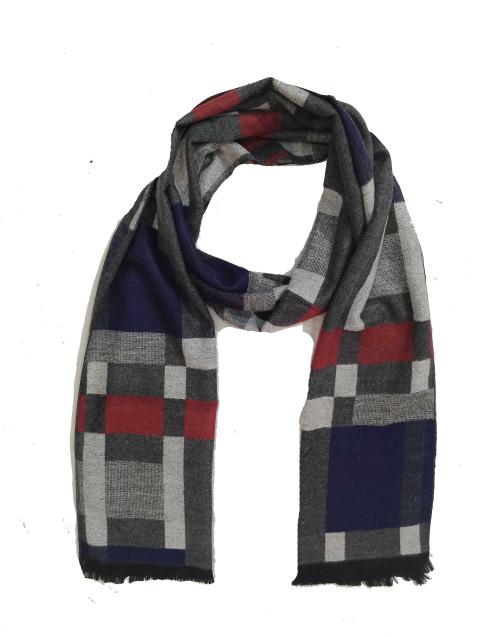 V Vrinde Men Multicolour Printed Pure Wool Muffler
