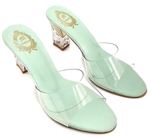 Maven Women Sandal Heels (Sea Green)
