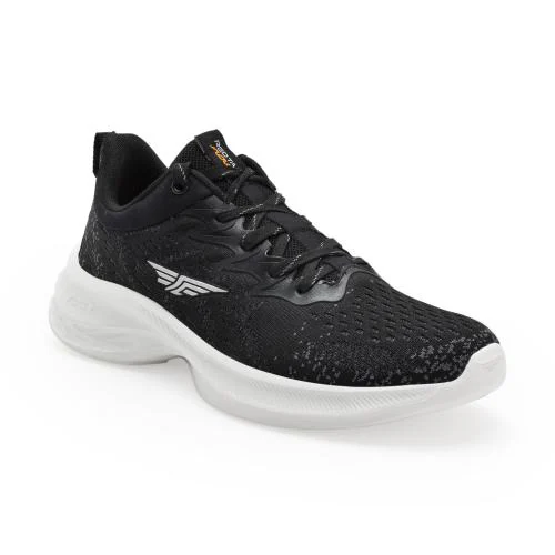 Red Tape Men Black Walking Shoes