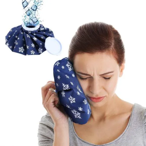 DJ FINDER Reusable Ice Bag Hot Water Bag for Injuries, Hot & Cold Therapy and Pain Relief (Color/Design may vary)