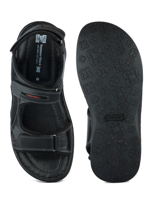 red chief black slippers