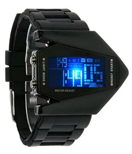 Swadesi Stuff Digital Black Dial Watch - ROCKET (Boys)