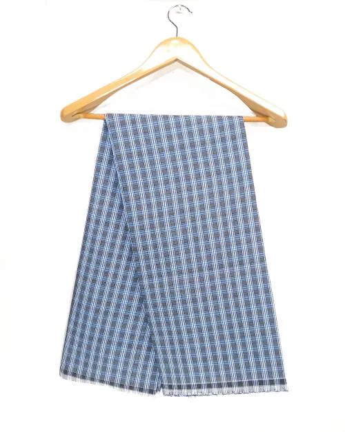 AHMADUN Polycotton Fabric Lungi Check Design Grey Colour Pack of 1