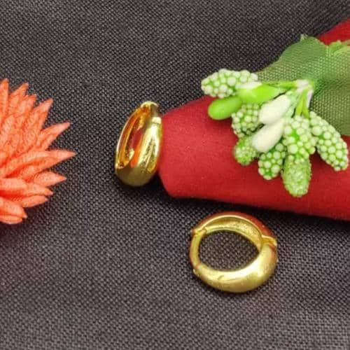 SILVER SHINE Multi Hoop Kaju Bali Earring For Mens and women