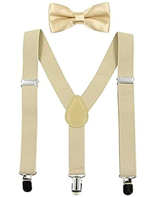 Accery Kids Suspender and Bow Tie Set