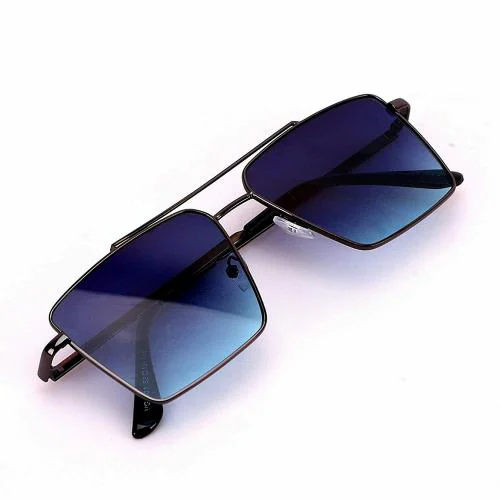 Buy GAINX Retro Rectangular Aviator Sunglasses Premium Glass Lens