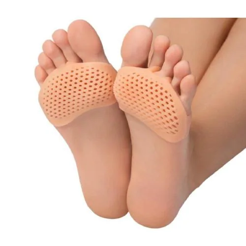 DJ FINDER Metatarsal Pads 2 Pair Ball of Foot Cushions for Women and Men Soft Gel Foot Pads Pain Relief Forefoot Pad