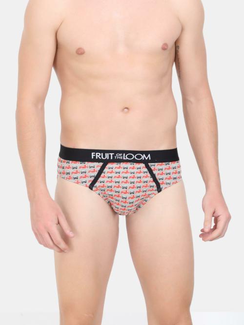FRUIT OF THE LOOM Men's Assorted Printed Cotton Briefs
