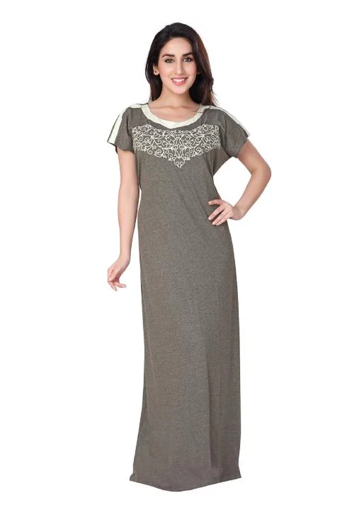 Honeydew 100% cotton hosiery Gray nighty