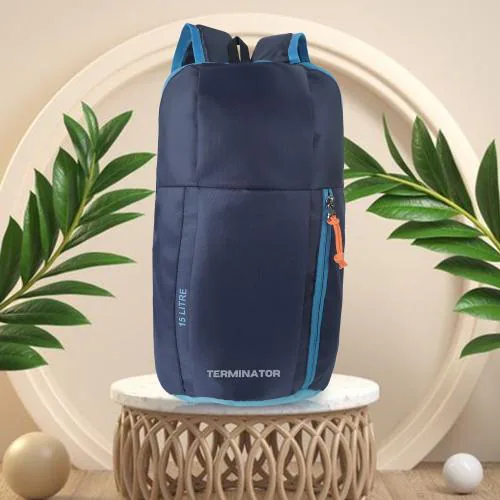 Terminator Unisex Backpack For School/Office/Travel/Casual Outdoor Hiking Backpack II Blue ColourII 15 Litre