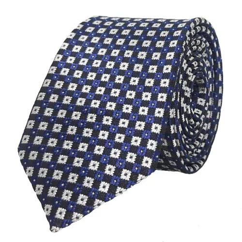 Exotique The Woven Swing Black Multi Microfiber Neck tie  For Men (MT0015MU)
