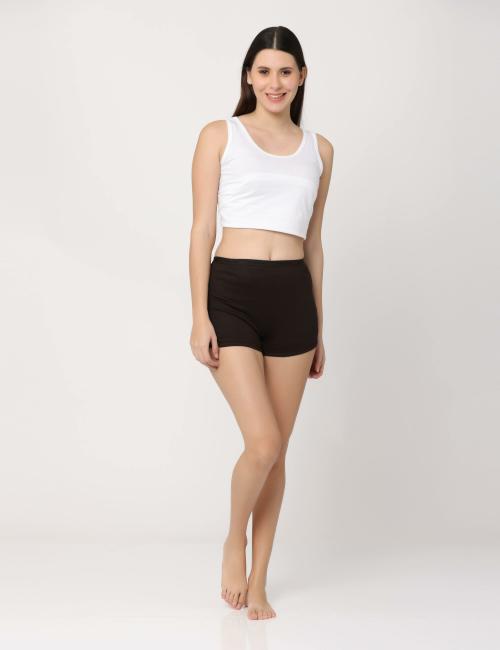 Crepeon Boy Short for Women Hipster Assorted/Solid Color (Pack of 3) (XXL)