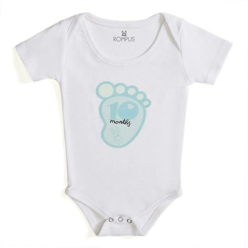 ROMPUS Unisex Baby Pure Cotton Bodysuit (9-12M)
