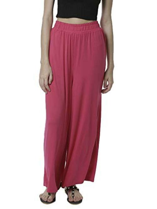 De Moza Women Pink Liva Palazzo - XL