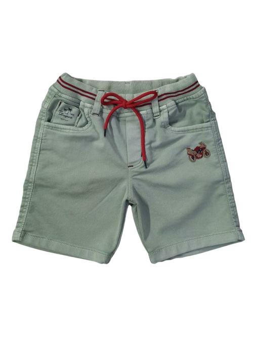 DUPER Boys Regular fit, Shorts, Drawstring Waistband, Stretchable Soft Denim, Solid, Above Knee Length (Lime Green, 12-13 Years)