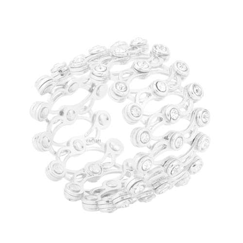 ELOISH 925 Sterling Silver Ring cum Bracelet for Women, Sterling Silver Bracelet cum Ring for Girls