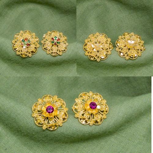 arch fashion Tradition Gold Platted Stud Earring ERG1639,1640,1641