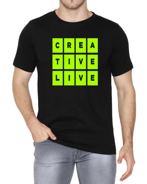 MAPON FASHION BG177 Regular Fit Round Neck Half Sleeve Cotton Men's T-Shirt